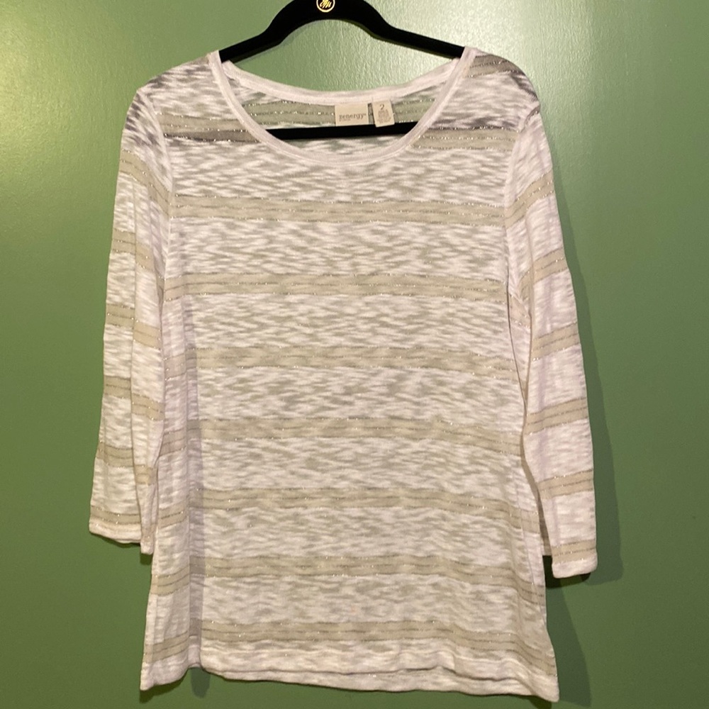 Zynergy by Chicos, white top